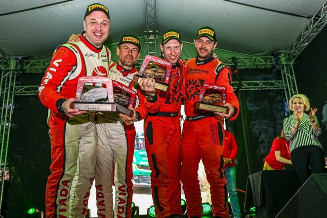 „Viada-Multi FX“ komanda pirmajame Lietuvos automobilių ralio čempionato etape | Alfonso Rakausko nuotr.