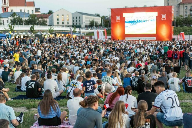 Fanų zona Vilniuje | Organizatorių nuotr.