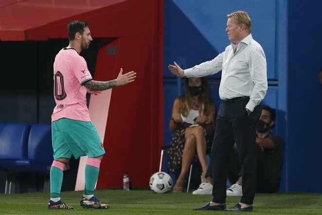 Lionelis Messi ir Ronaldas Koemanas | Scanpix nuotr.