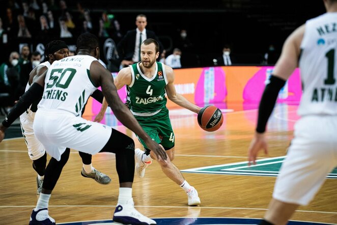 „Žalgirio“ ir „Panathinaikos“ rungtynės | BNS/Arno Strumilos nuotr.