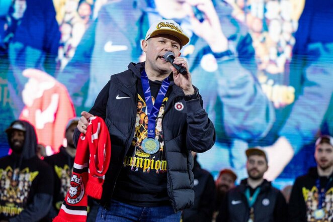 „Ryto“  komandos sutikimo akimirka | Pauliaus Peleckio / BNS foto nuotr.