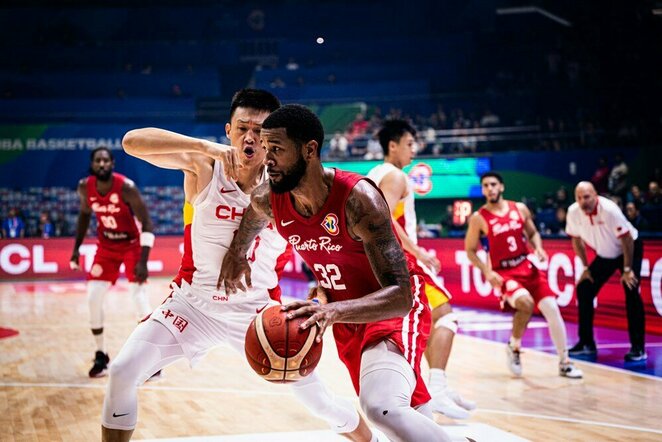 Puerto Rikas - Kinija rungtynių akimirka | FIBA nuotr.