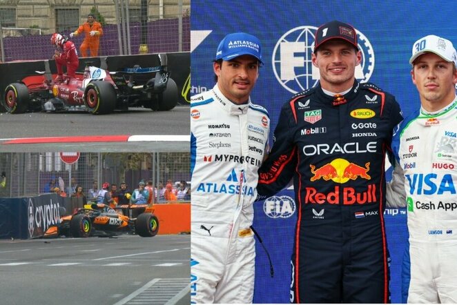 Azerbaidžano GP kvalifikacija | „Stop“ kadras