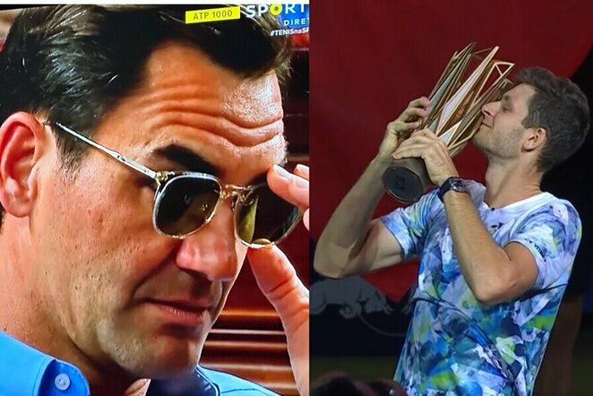 Rogeris Federeris ir Hubertas Hurkaczas | „Stop“ kadras