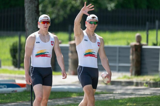 Danielius Gaurys ir Dovydas Gaurys (canoe.lt nuotr.) | Organizatorių nuotr.
