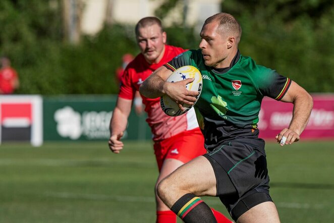 Lietuvos regbio-7 rinktinė Europos čempionate | Organizatorių nuotr.