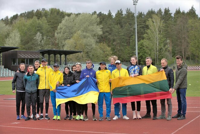 Ukrainos lengvaatlečiai stovyklauja Lietuvoje | Dainiaus Virbicko nuotr.