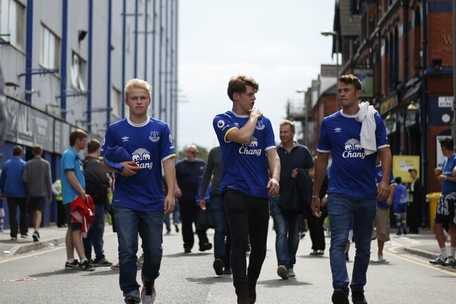 „Everton“ fanai | Scanpix nuotr.
