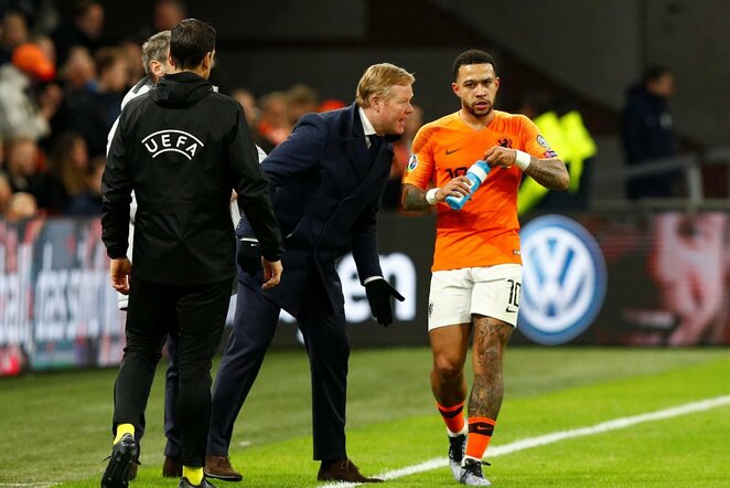 Ronaldas Koemanas ir Memphis Depay | Scanpix nuotr.