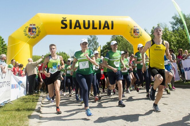 Šiauliuose vyksta pasirengimo darbai Olimpinei dienai | Augusto Četkausko nuotr.