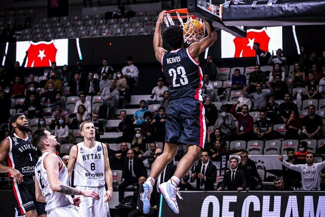 „Bešiktaš“ - „Rytas“ rungtynių akimirka | FIBA nuotr.