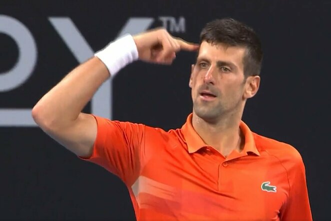 Novakas Djokovičius | „Stop“ kadras