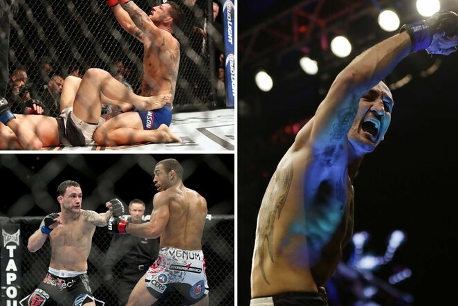 Cubas Swansonas, Fankie Edgaras ir Maxas Holloway | Scanpix nuotr.