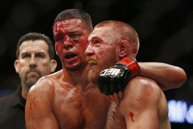 Nate'as Diazas ir Conoras McGregoras | Scanpix nuotr.