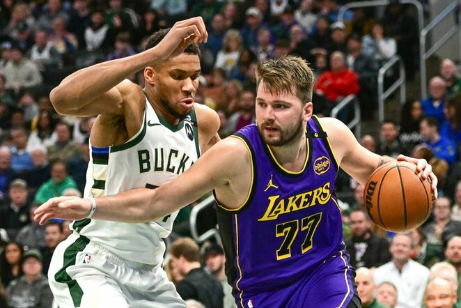 Luka Dončičius, Giannis Antetokounmpo | „X“ nuotr.