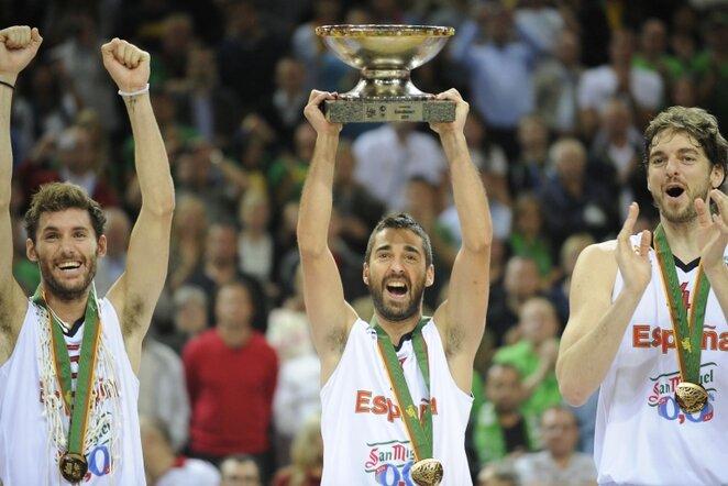 Ispanijos vyrų krepšinio rinktinė | AFP/Scanpix nuotr. nuotr.