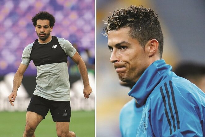 M.Salah ir C.Ronaldo | Scanpix nuotr.