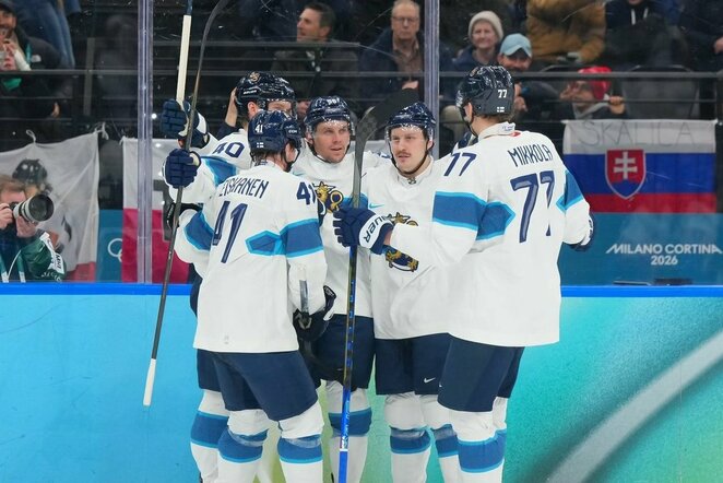 Suomija – Slovakija rungtynių akimirka | IIHF nuotr.