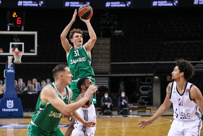 „Žalgiris“ – ASVEL rungtynių akimirka | Eriko Ovčarenko / BNS foto nuotr.