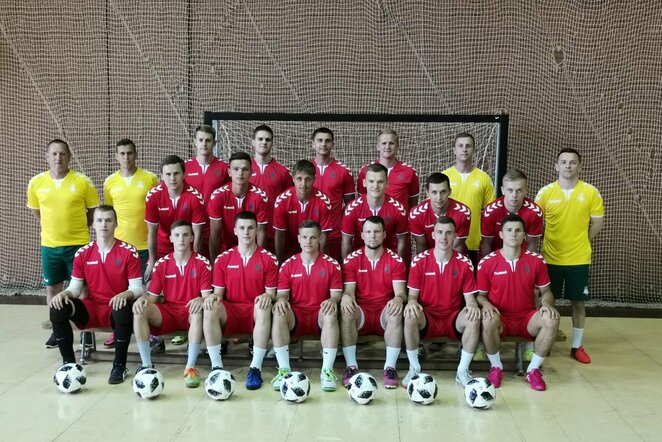 Lietuvos futsal rinktinės kandidatai | lff.lt nuotr.