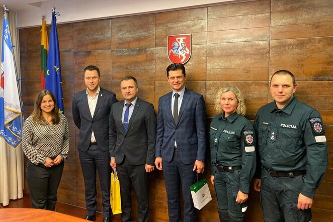 Lietuvos futbolo federacijos vadovai susitiko su policijos generaliniu komisaru | lff.lt nuotr.