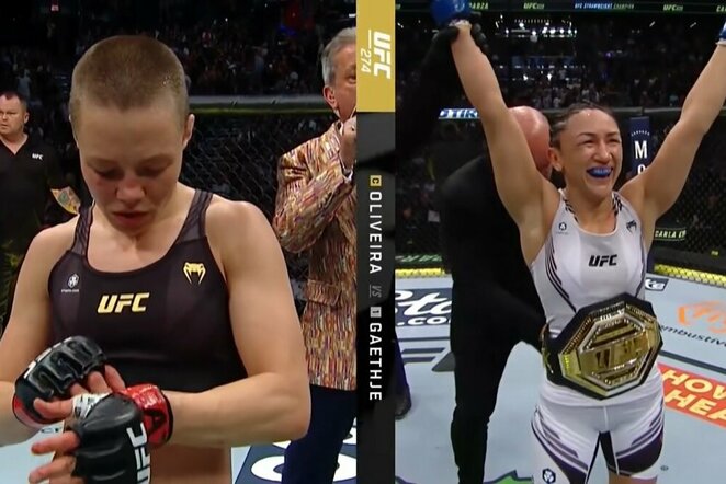 Rose Namajunas ir Carla Esparza | „Stop“ kadras