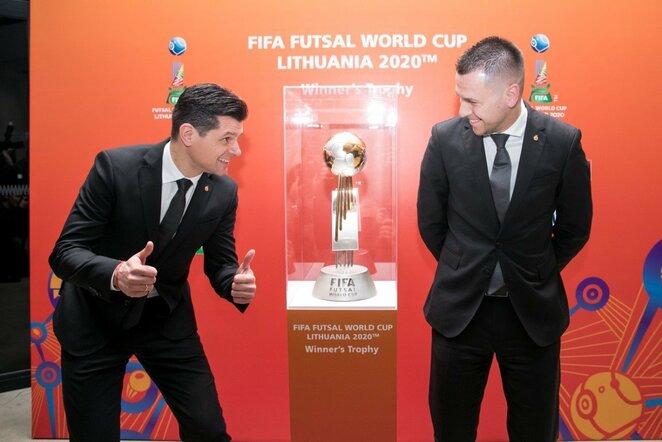 FIFA Futsal pasaulio taurės emblemos pristatymas | lff.lt nuotr.