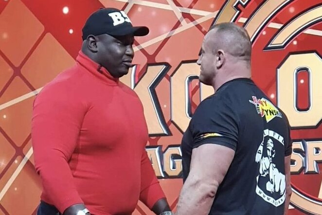 Mariuszas Pudzianowskis (dešinėje) ir „Bombardier“ | Instagram.com nuotr
