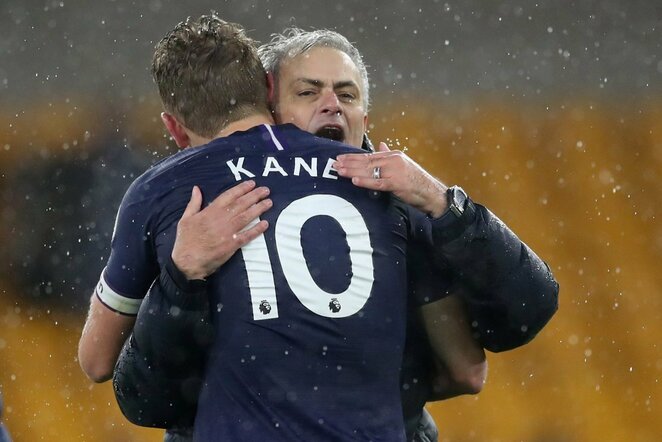 Jose Mourinho ir Harry Kane'as | Scanpix nuotr.