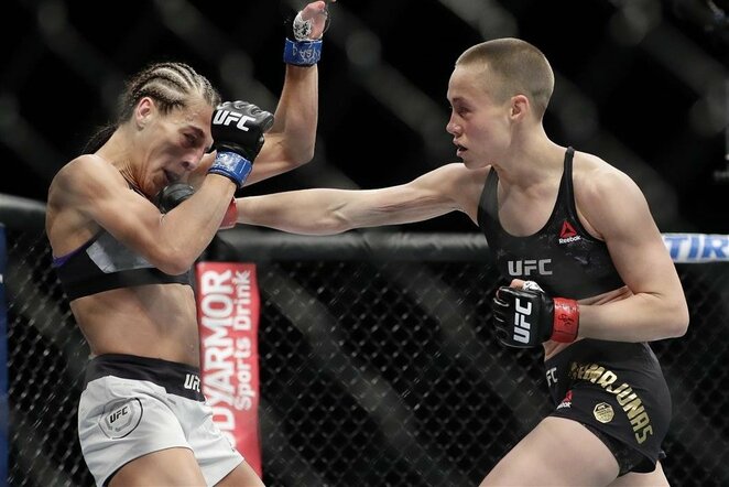 Rose Namajunas prieš Joanną Jedrzejczyk | Scanpix nuotr.