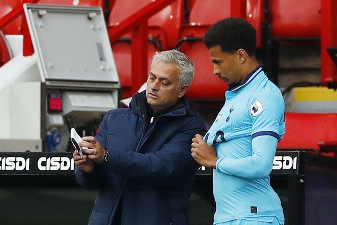Jose Mourinho ir Dele Alli | Scanpix nuotr.