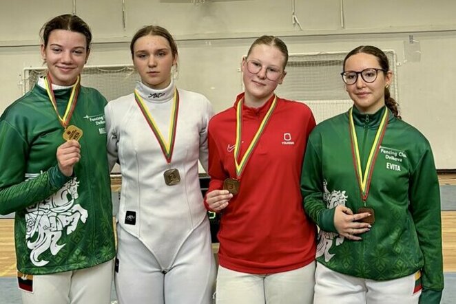 Varžybų prizininkės | Organizatorių nuotr.