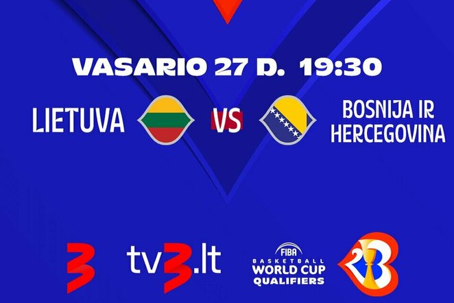 Palaikykime Lietuvos vyrų krepšinio rinktinę kartu: varžybos su Bosnija ir Hercegovina – jau šiandien | Organizatorių nuotr.