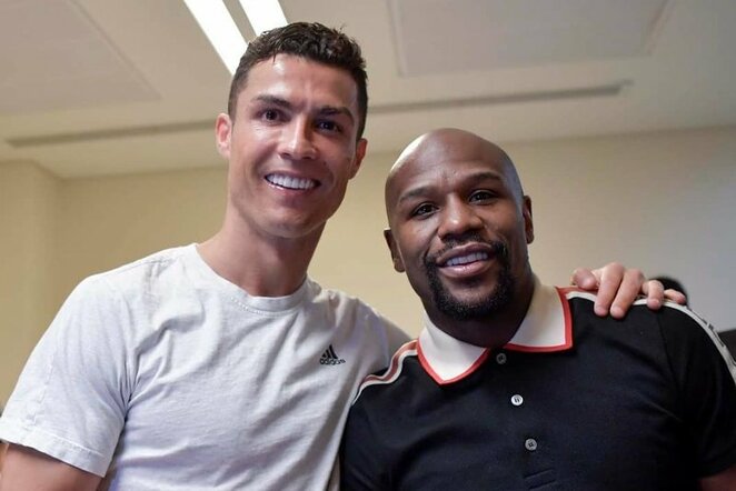 C.Ronaldo ir F.Mayweatheris | Instagram.com nuotr