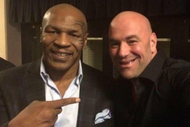 Mike'as Tysonas ir Dana White'as | asmeninio archyvo nuotr.
