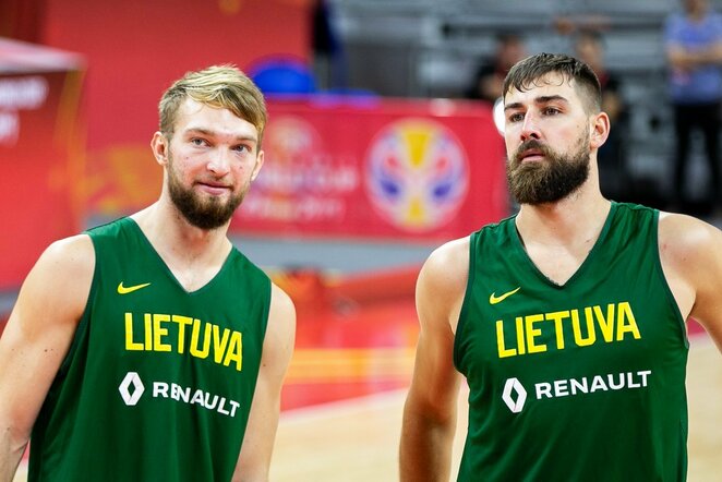 Domantas Sabonis ir Jonas Valančiūnas | Žygimanto Gedvilos / BNS foto nuotr.