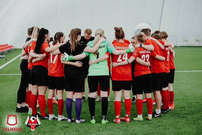 Pasiruošimą 2022 m. sezonui pradėjo „FK Vilnius“ moterų A lygos komanda | Organizatorių nuotr.