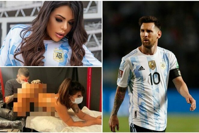 Suzy Cortez ir Lionelis Messi | „Scanpix“ ir instagram.com nuotr.