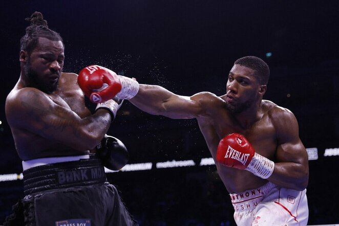 Jermaine'as Franklinas ir Anthony Joshua | Scanpix nuotr.