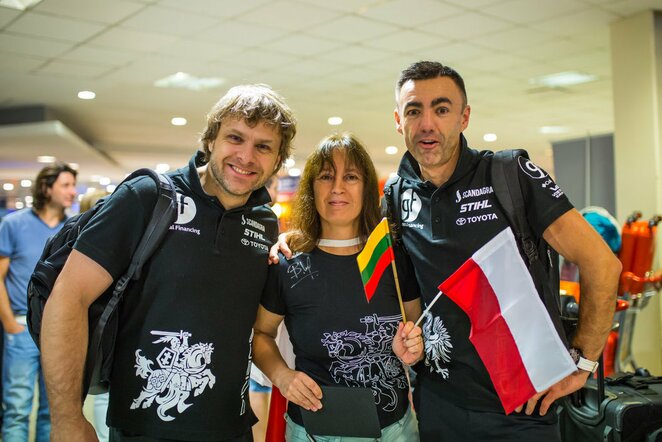 Benedikto Vanago komanda atvyko į Argentiną | Edgaro Buiko nuotr.