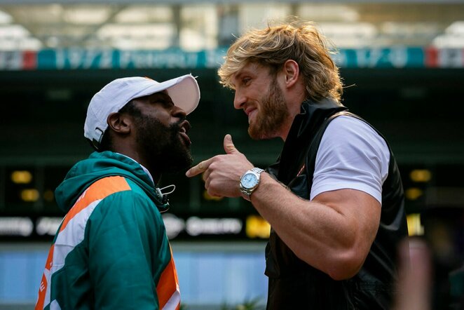 Floydas Mayweatheris ir Loganas Paulas | Scanpix nuotr.