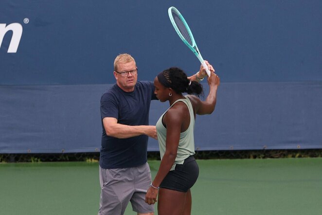 Gavinas MacMillanas ir Coco Gauff | Scanpix nuotr.