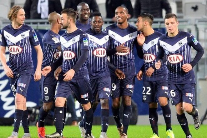 „Bordeaux“ futbolininkai džiaugiasi įvarčiu | AFP/Scanpix nuotr.