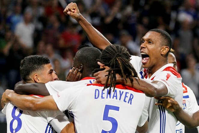 „Lyon“ – „Marseille“ rungtynių akimirka | Scanpix nuotr.