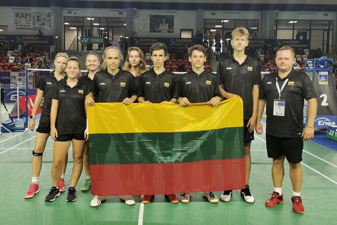 Lietuvos jaunių badmintono rinktinė | Organizatorių nuotr.