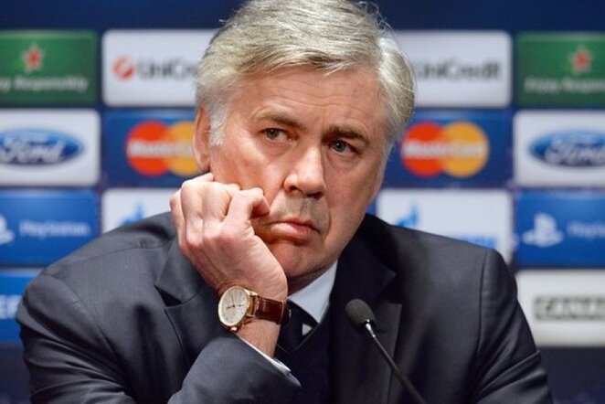PSG treneris Carlo Ancelotti |  AFP/Scanpix nuotr.