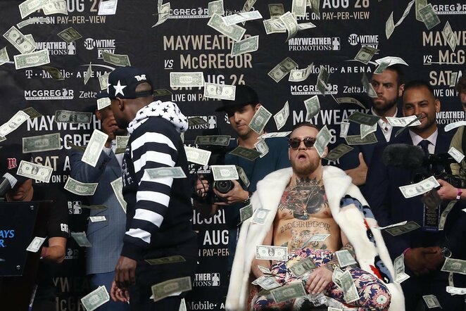 Conoras McGregoras ir Floydas Mayweatheris | Scanpix nuotr.
