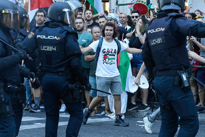 Protestai Madride | Scanpix nuotr.