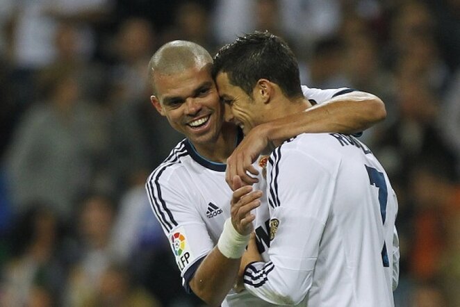 Pepe ir Cristiano Ronaldo | AP/Scanpix nuotr.