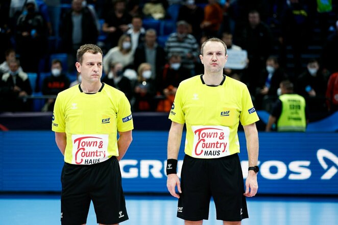 Vaidas Mažeika ir Mindaugas Gatelis (EHF nuotr.) | Organizatorių nuotr.